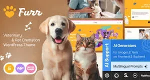 Furr – Veterinary & Pet Shop WordPress Theme