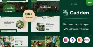 Gadden – Garden Landscaper WordPress Theme