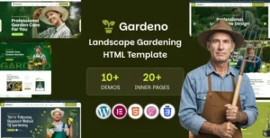 Gardeno – Gardening and Landscaping WordPress Theme
