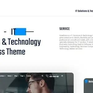GateData – IT Solutions & Technology WordPress Theme