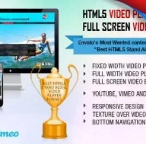 HTML5 Video Player & FullScreen Video Background