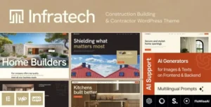 Infratech – Construction Building & Contractor WordPress Theme