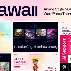 Kawaii – Anime Creative Original WordPress Theme