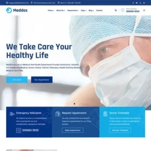 Meddox - Medical & Health WordPress Theme