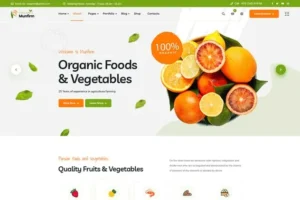 Munfirm – Organic Food Store WordPress Theme
