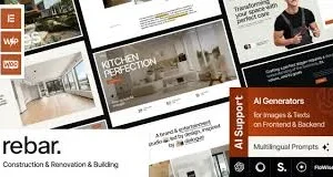 Rebar – Construction & Renovation & Building WordPress Theme