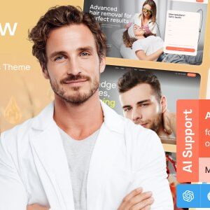 Regrow Hair Transplantation & Removal WordPress Theme