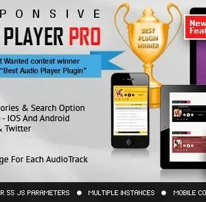 Responsive HTML5 Audio Player PRO – WordPress Plugin