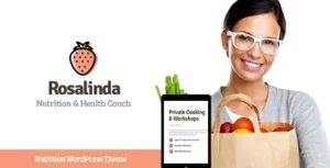 Rosalinda – Health Coach & Vegetarian Lifestyle Blog WordPress Theme