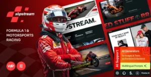 Slipstream – Formula 1 & Motorsports Racing WordPress Theme