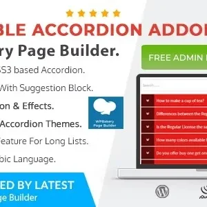 Ultimate Searchable Accordion – WPBakery Page Builder Addon