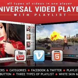 Universal Video Player – YouTube/Vimeo/Self-Hosted