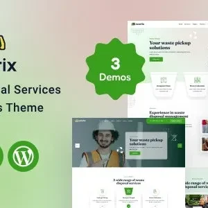 Wastix - Waste Disposal Services WordPress Theme