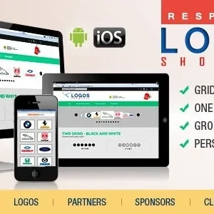 WordPress Logos Showcase – Grid and Carousel