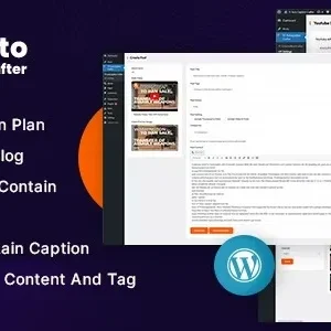 YT Auto Caption Crafter – Video Content Generator WordPress Plugin