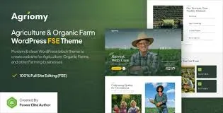 Agriomy – Agriculture & Organic Farm Gutenverse FSE WordPress Block ThemeAgriomy – Agriculture & Organic Farm Gutenverse FSE WordPress Block Theme