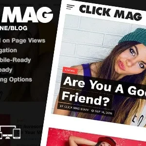 Click Mag – Viral WordPress News Magazine/Blog Theme