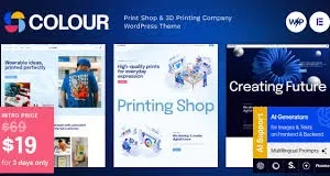 Color – Print Shop & 3D Printing Company WordPress Theme