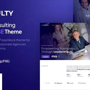 Konsulty - Business Consulting Gutenverse FSE WordPress Block Theme