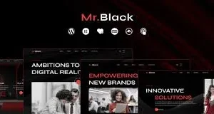 Mr.Black – Business Agency WordPress Theme