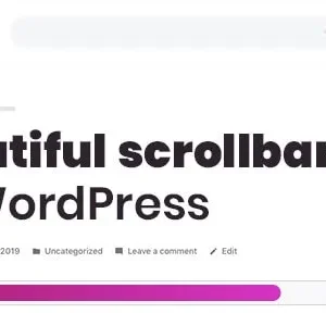 Scroller - Custom Scrollbar for WordPress