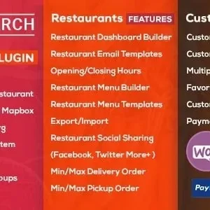WP Food Search – Single & Multi Restaurant Menu & Food Ordering Plugin