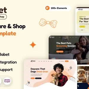 Babet - Pet Care & Shop WordPress Theme
