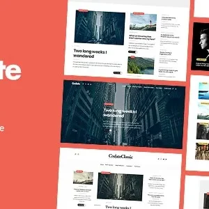 Codate - Modern Magazine and Blog WordPress Theme