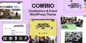 Conferio – Event Conference WordPress Theme
