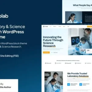 Evolab - Laboratory & Science Research WP Theme