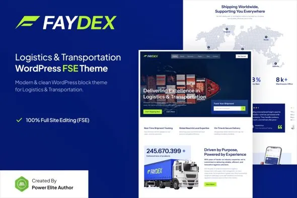 Faydex - Logistics and Transportation WP Theme