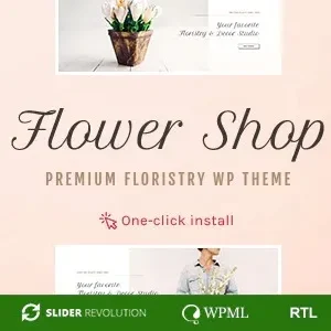 Flower Shop - Decoration Store and Floristic WordPress Theme