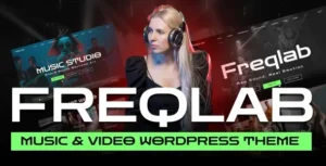 Freqlab – Music & Video WordPress Theme
