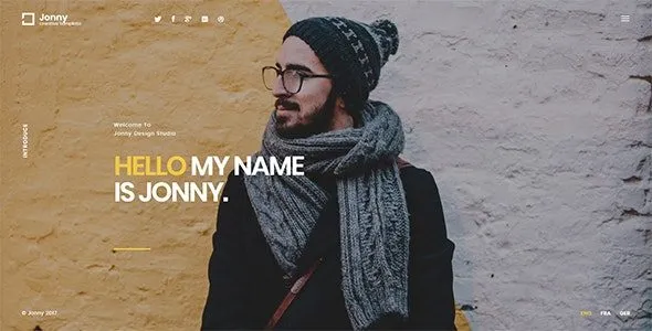 Jonny Personal WordPress Theme