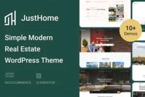 Justhome – Real Estate WordPress Theme