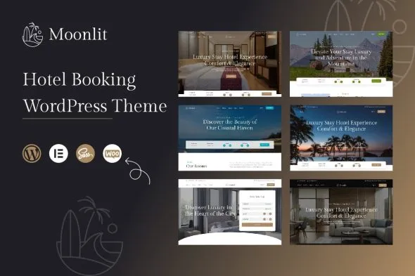Moonlit - Hotel Booking WordPress Theme