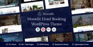 Moonlit – Hotel Booking WordPress Theme