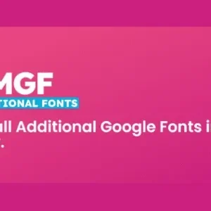 OMGF Additional Fonts Addon