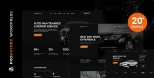 ProMotors – Car Service and Detailing WordPress Theme