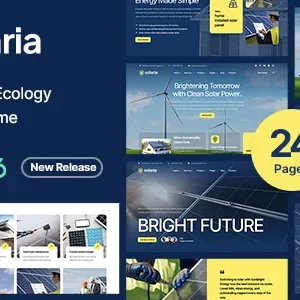 Solaria - Solar Energy & Ecology WordPress Theme