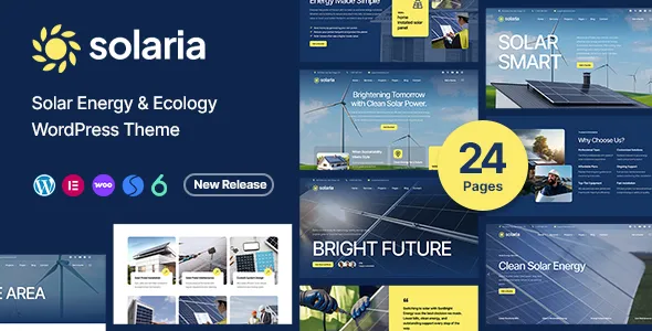 Solaria - Solar Energy & Ecology WordPress Theme
