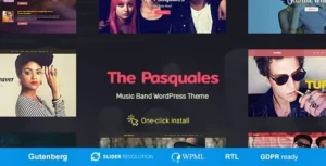 The Pasquales – Music Band, DJ and Artist WP Theme