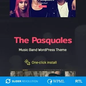 The Pasquales - Music Band, DJ and Artist WP Theme