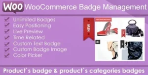 WooCommerce Products Badge Management