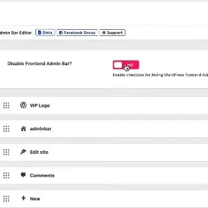 Admin Bar Editor