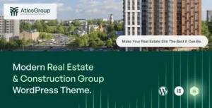 AtlasGroup – Real Estate & Construction Group WordPress Theme