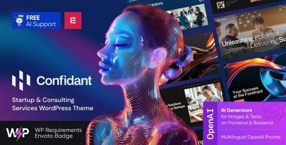 Confidant – Startup & Consulting Services WordPress Theme