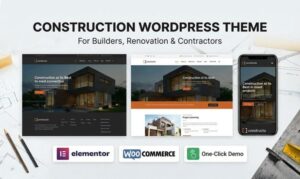 Construction – Business & Building Company WordPress Theme