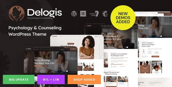 Delogis – Psychology & Counseling WordPress Theme