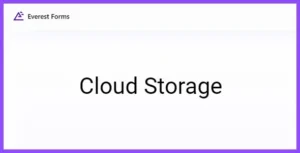 Everest Forms Cloud Storage